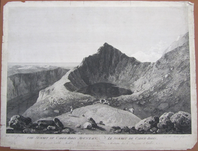 The Summit of Cader Idris Mountain
