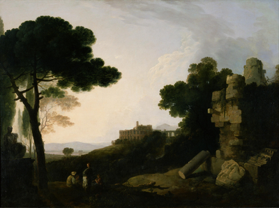 Landscape Capriccio with the Tomb of the Horatii and Curiatii and the…