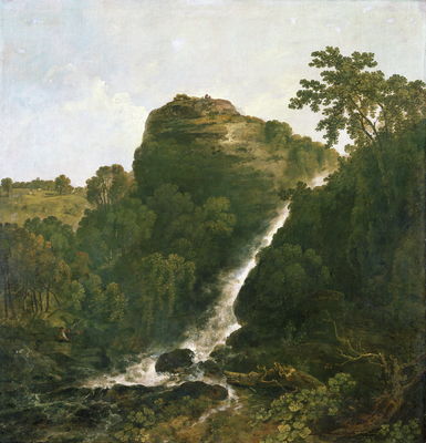 Lydford Waterfall, Tavistock (A Welsh Waterfall) (Pistyll Cain)