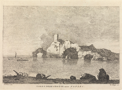 Torre delle Grotte near Naples (from Twelve Original Views in Italy)