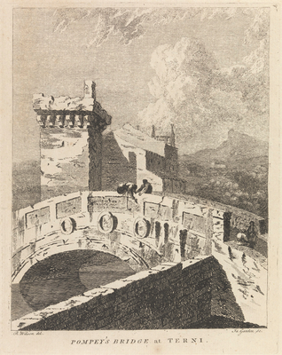 Pompey's Bridge at Terni (from Twelve Original Views in Italy)