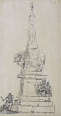 Bernini's Elephant carrying an Obelisk