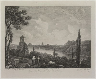 View on the Tiber with Rome in the Distance