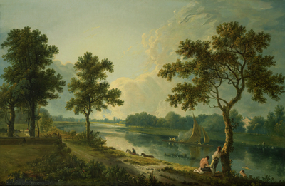 View on the Thames near Twickenham, Marble Hill House
