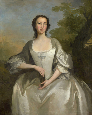 Portrait  of Martha Carter, Lady Aubrey