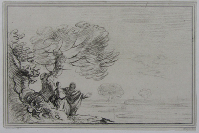 Studies & Designs: Landscape with two Figures under Trees
