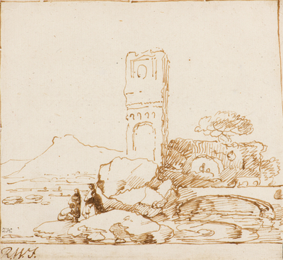 Classical Landscape with Tower