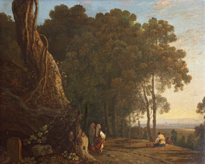 Gypsies near the Entrance to a Wood