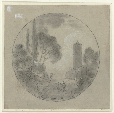 Pastoral Landscape with a Tower
