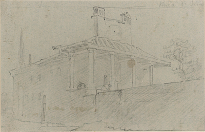 Study of a House and Loggia