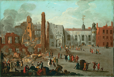 The Hall of the Inner Temple after the Fire of 
4 January 1736/37