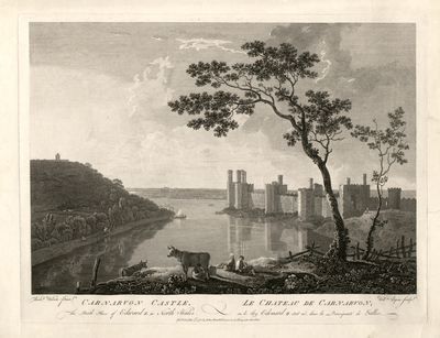 Prospect of Caernarfon Castle from the North
