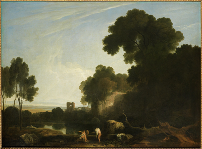 Diana and Actaeon (Landscape with Figures bathing in a Pool)